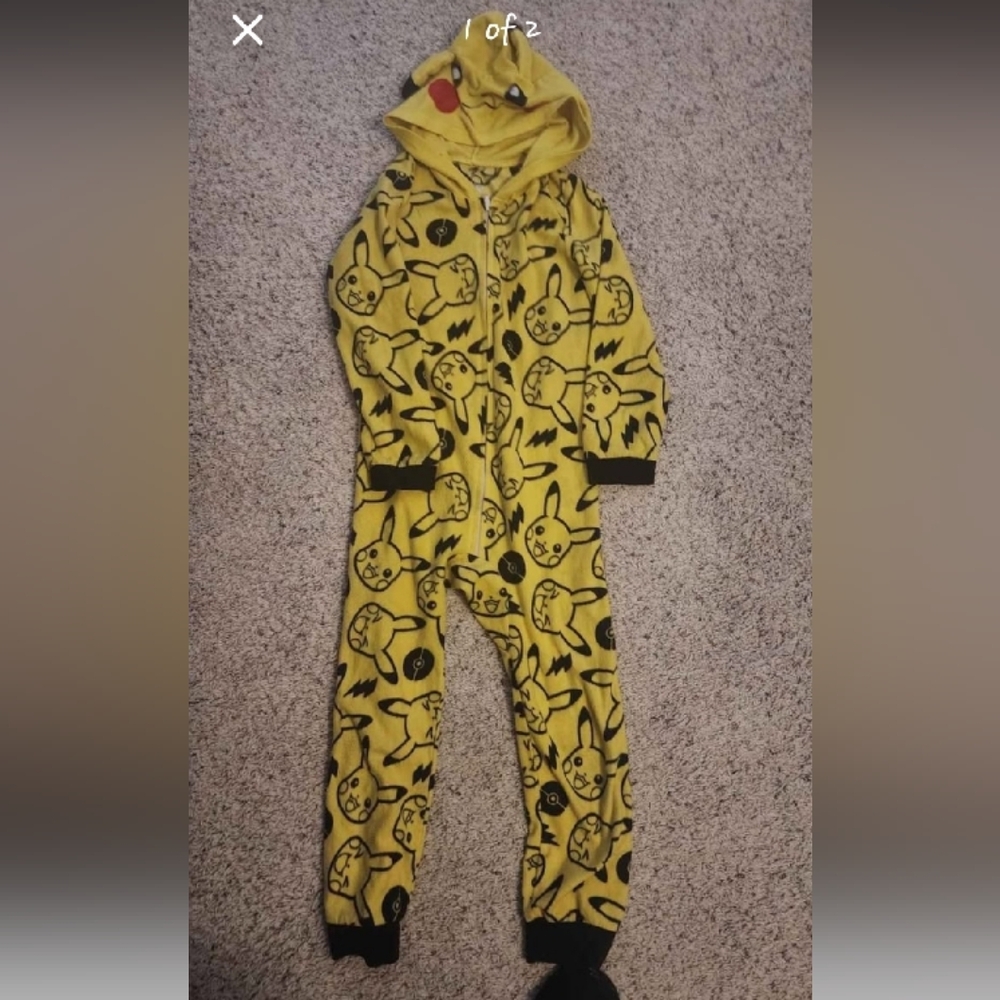 Pikachu Yellow Kids One Piece